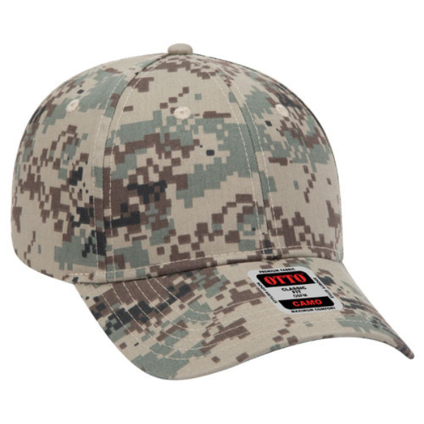 Camouflage 6 Panel Low Profile Baseball Cap