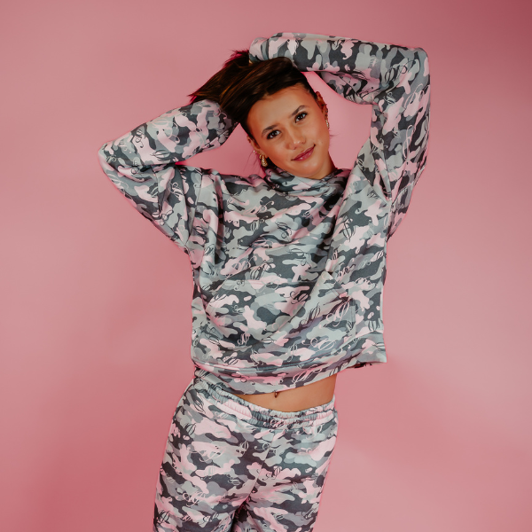 Camo Rosè Hoodie