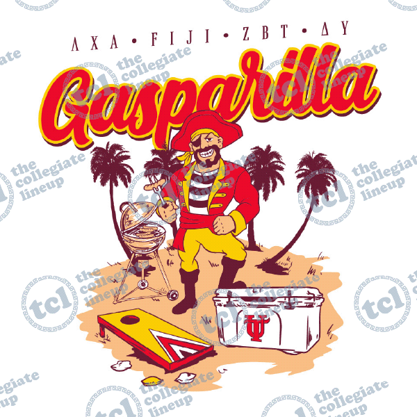 Lambda Chi Alpha x Phi Gamma Delta x Zeta Beta Tau x Delta Upsilon Gasparilla – 1982