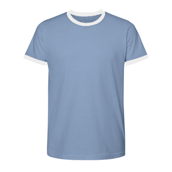 Tシャツ・カットソー No.1295 never printing ringer half T (3color) Custom AS Colour Men's Staple Ringer Tee 5053 | Print Natural