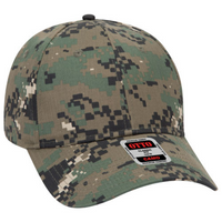 Camouflage 6 Panel Low Profile Baseball Cap