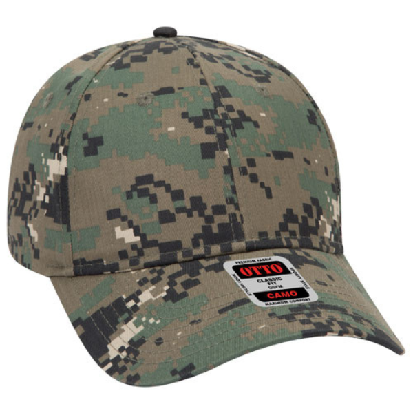Camouflage 6 Panel Low Profile Baseball Cap