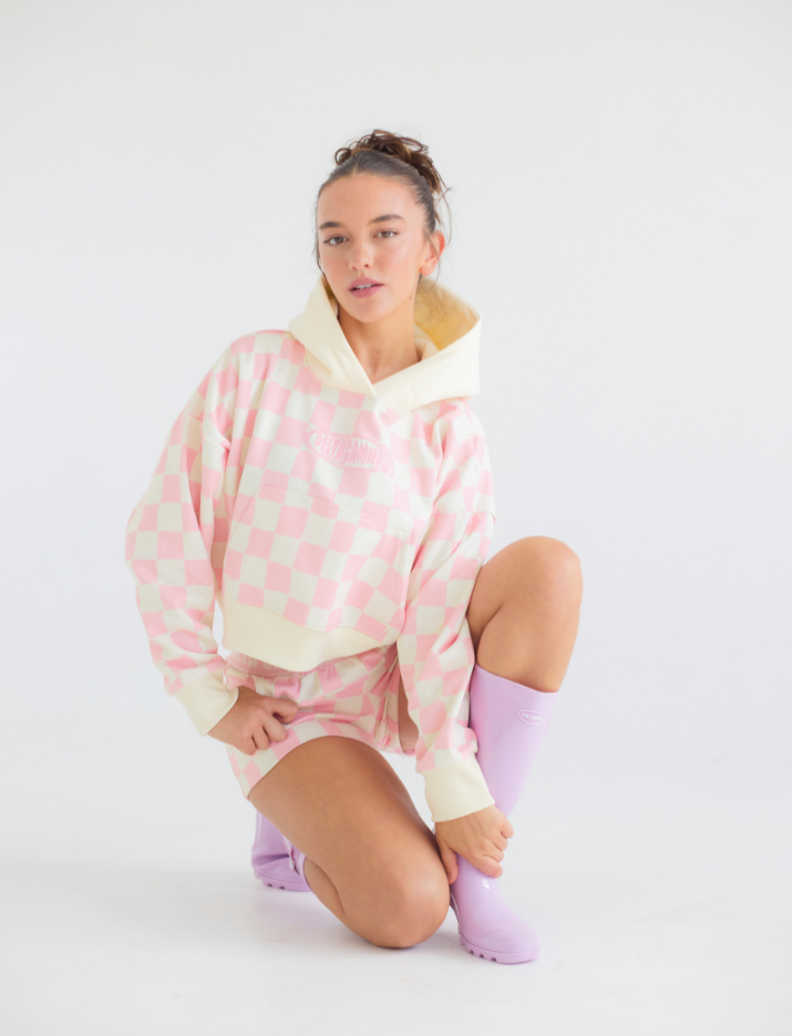 Sugar Rush Influencer Crop Hoodie