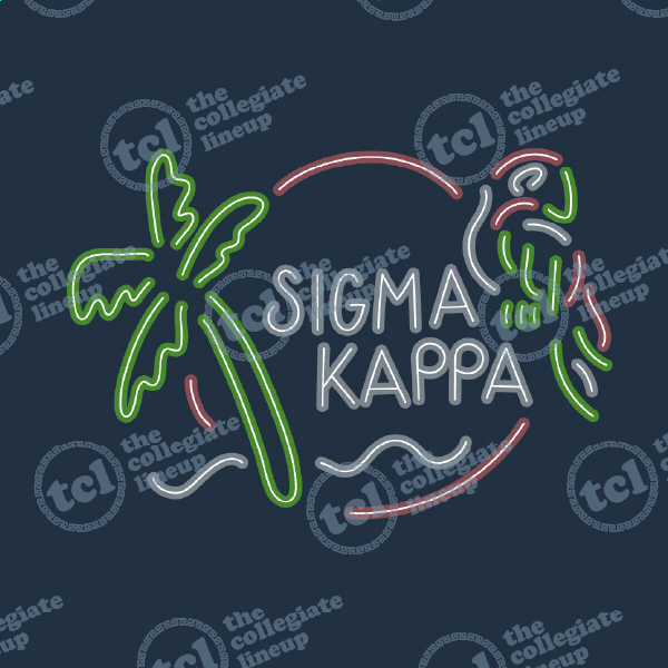 Sigma Kappa Neon Palm Parrot – 2027