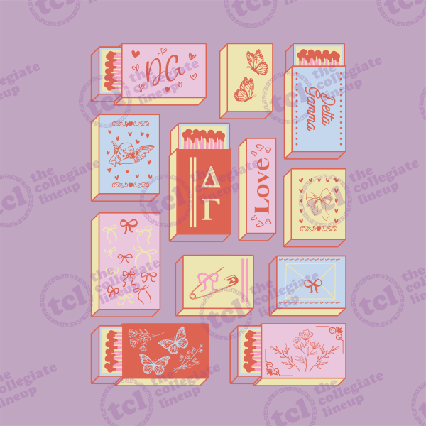Delta Gamma Matchbook – 2143