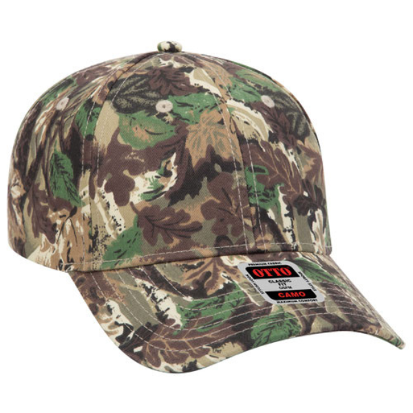 Camouflage 6 Panel Low Profile Baseball Cap