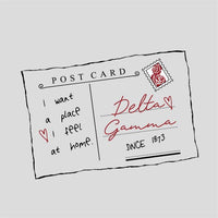 Delta Gamma Postcard – 2184
