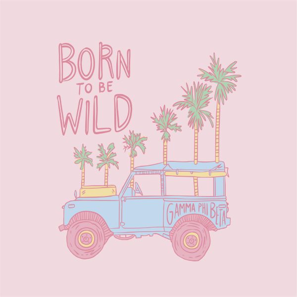 Gamma Phi Beta Retro Design – 2309