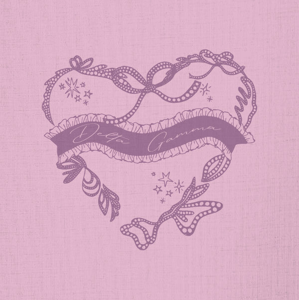 Delta Gamma Heart Ribbon – 2436