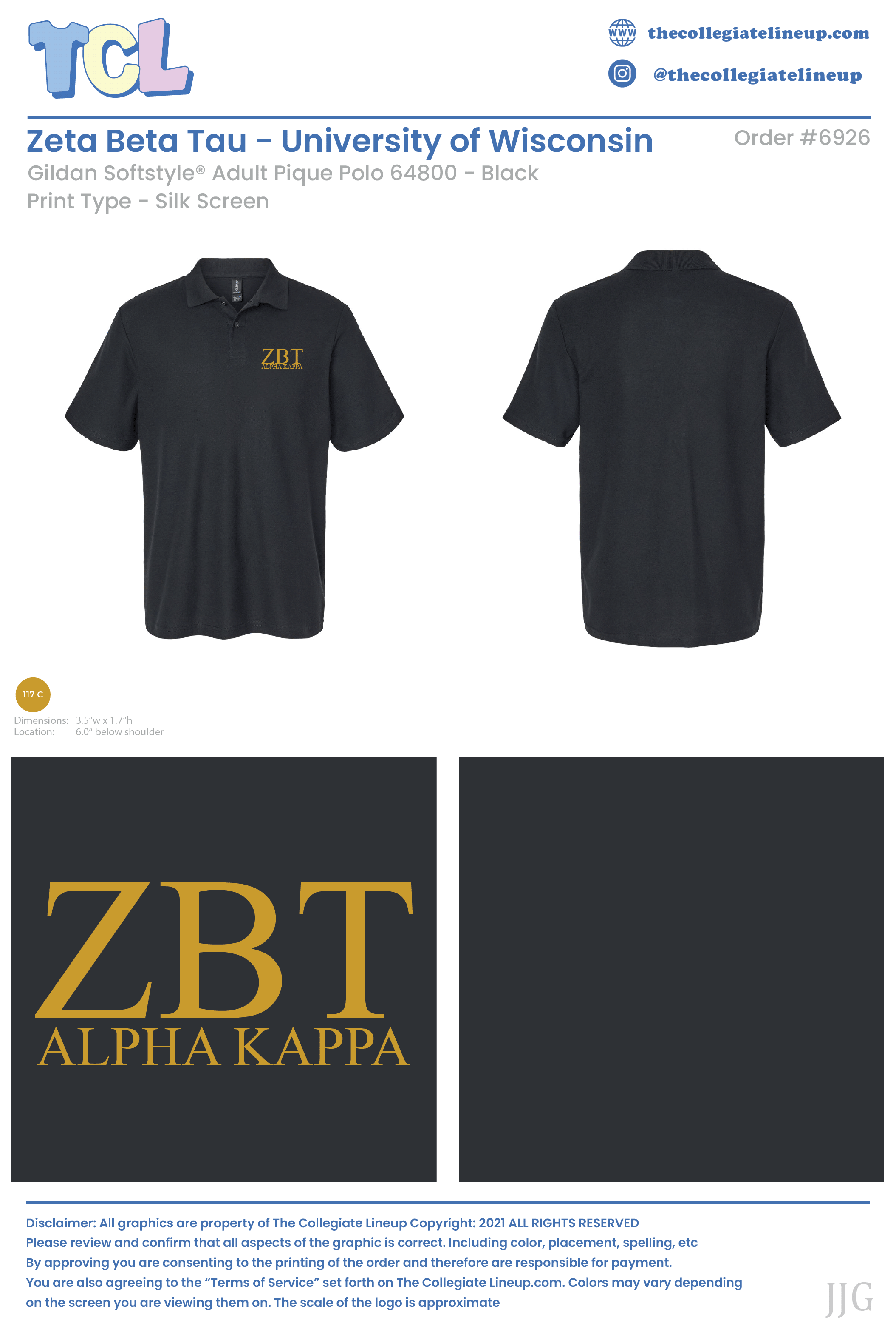 Zeta Beta Tau University of Wisconsin - Madison #6926 - The Collegiate Lineup