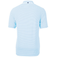 Virtue Eco Pique Stripe Recycled Mens Polo