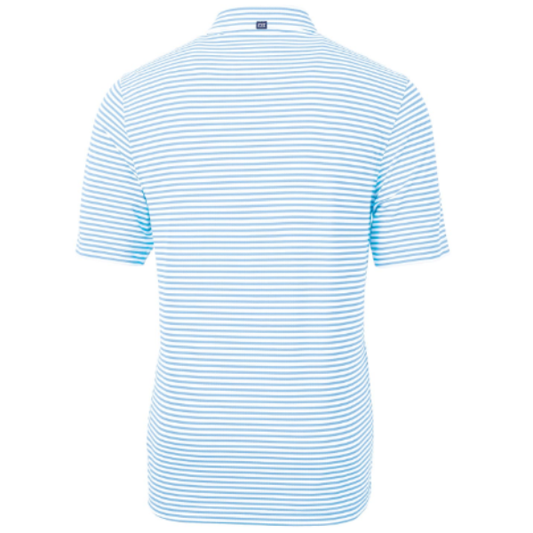 Virtue Eco Pique Stripe Recycled Mens Polo