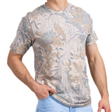Realtree Tri Blend Short Sleeve Men's Crew Neck Shirt