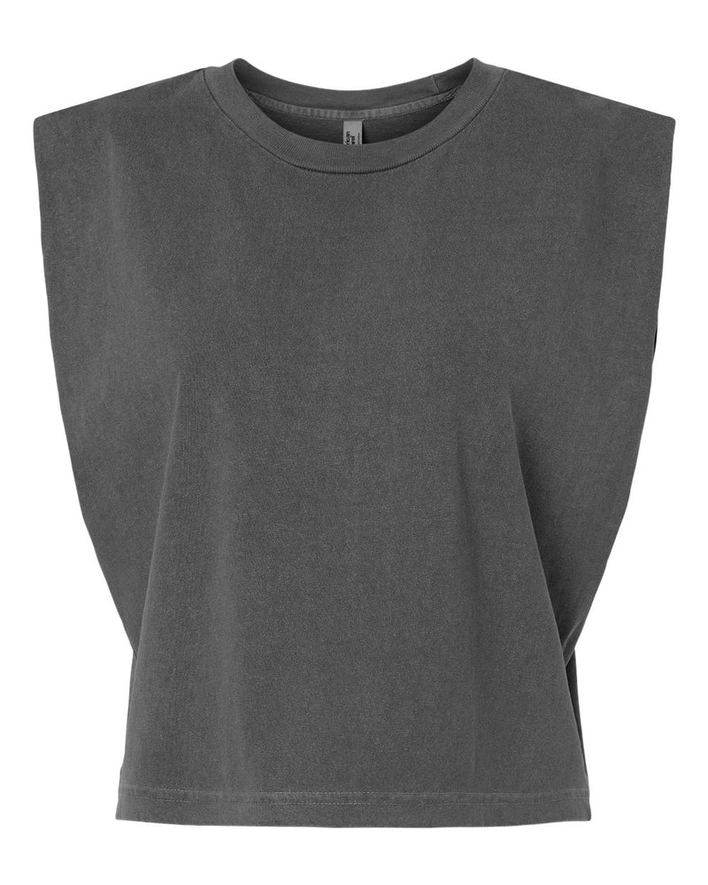 American Apparel Garment-Dyed Women's Heavyweight Muscle Tee