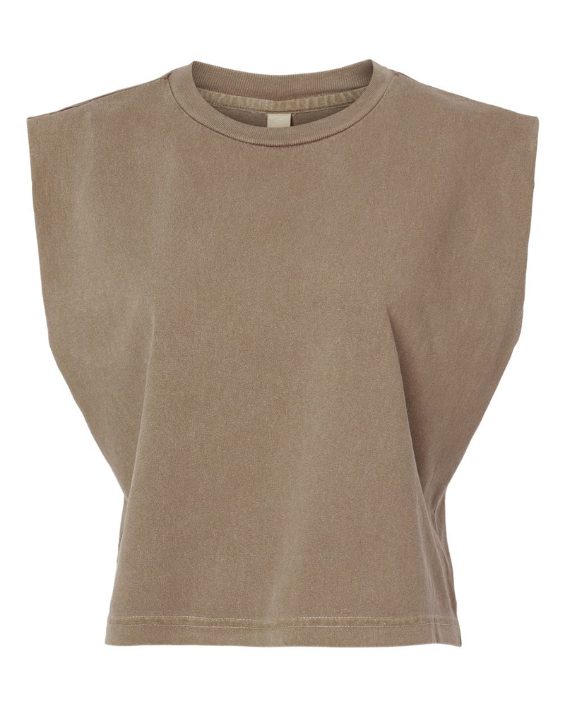 American Apparel Garment-Dyed Women's Heavyweight Muscle Tee