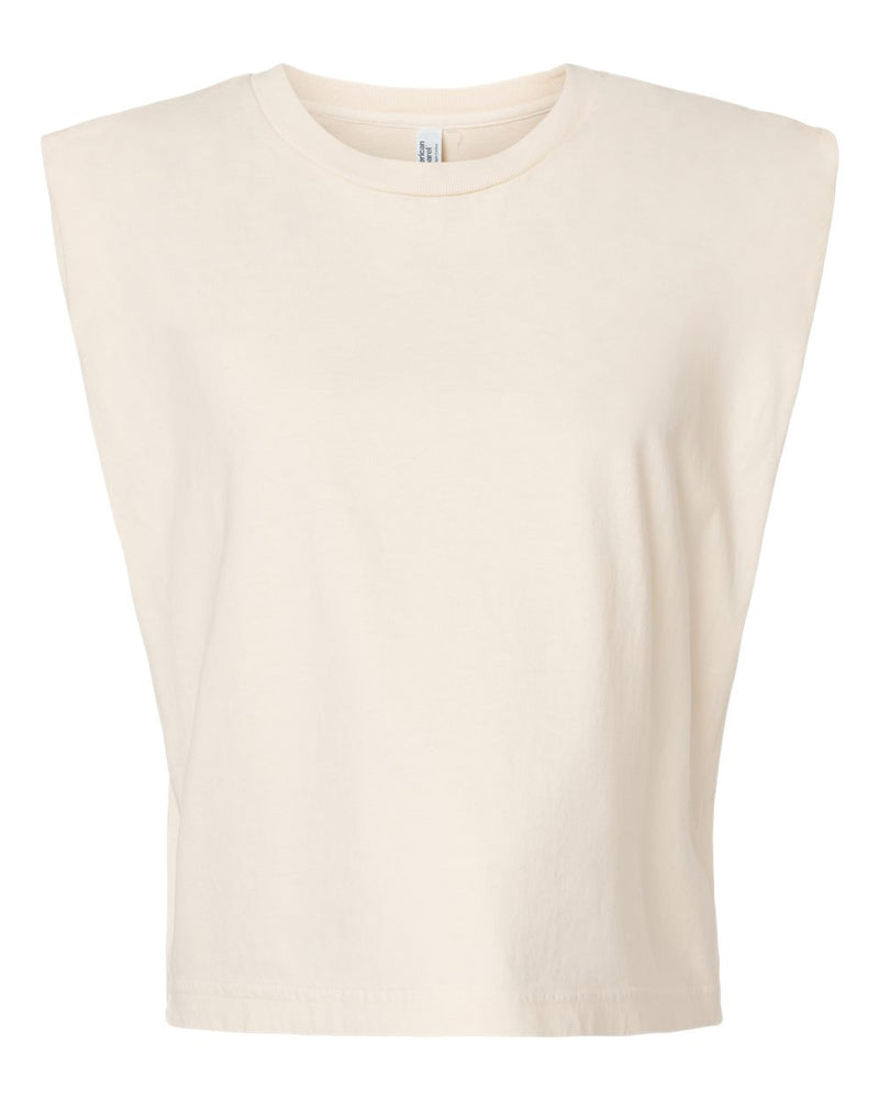 American Apparel Garment-Dyed Women's Heavyweight Muscle Tee