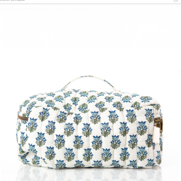 Block Print Train Case