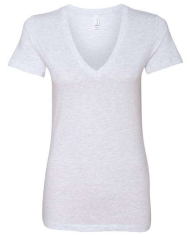 Women’s Jersey Deep V-Neck Tee - The Collegiate Lineup