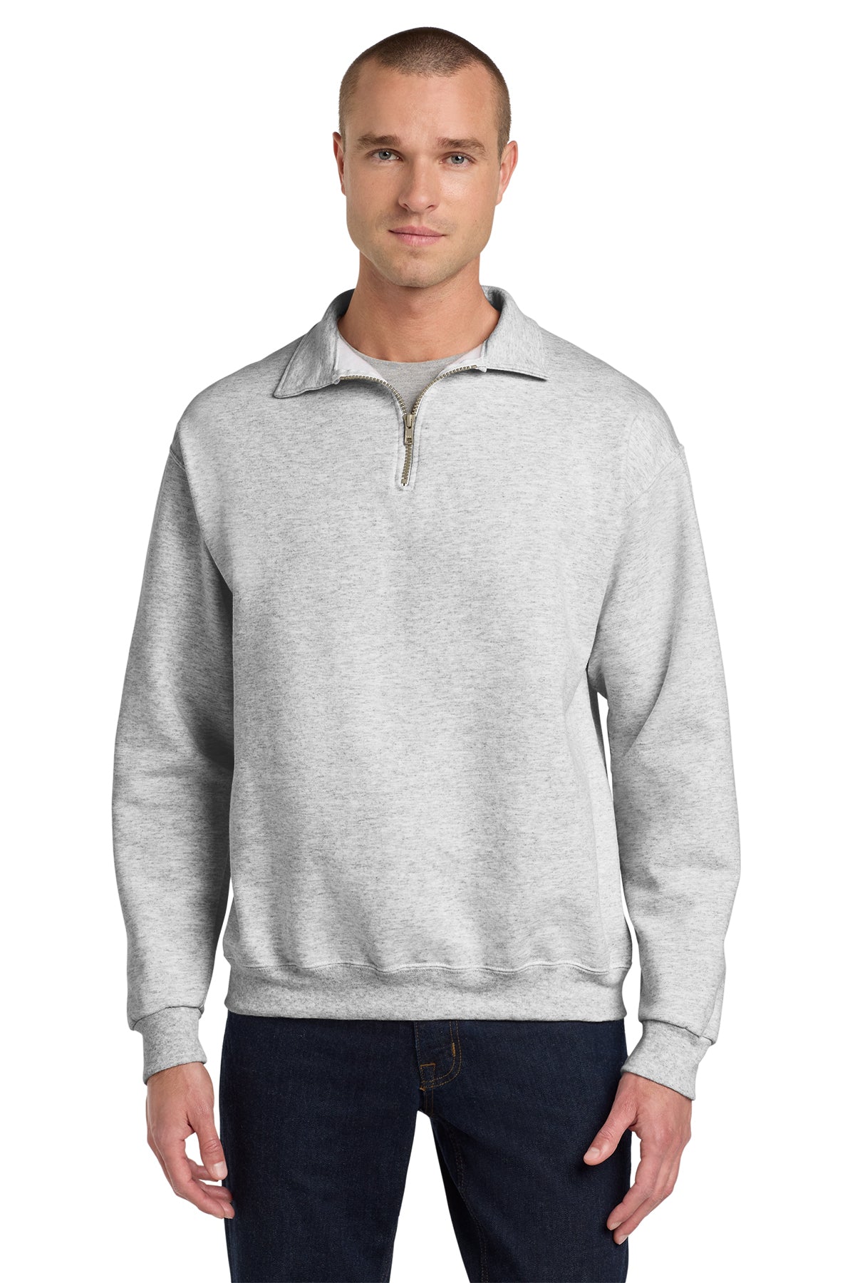 Jerzees® Super Sweats® NuBlend® 1/4-Zip Sweatshirt with Cadet Collar