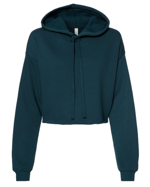 Women's Cropped Fleece Hoodie