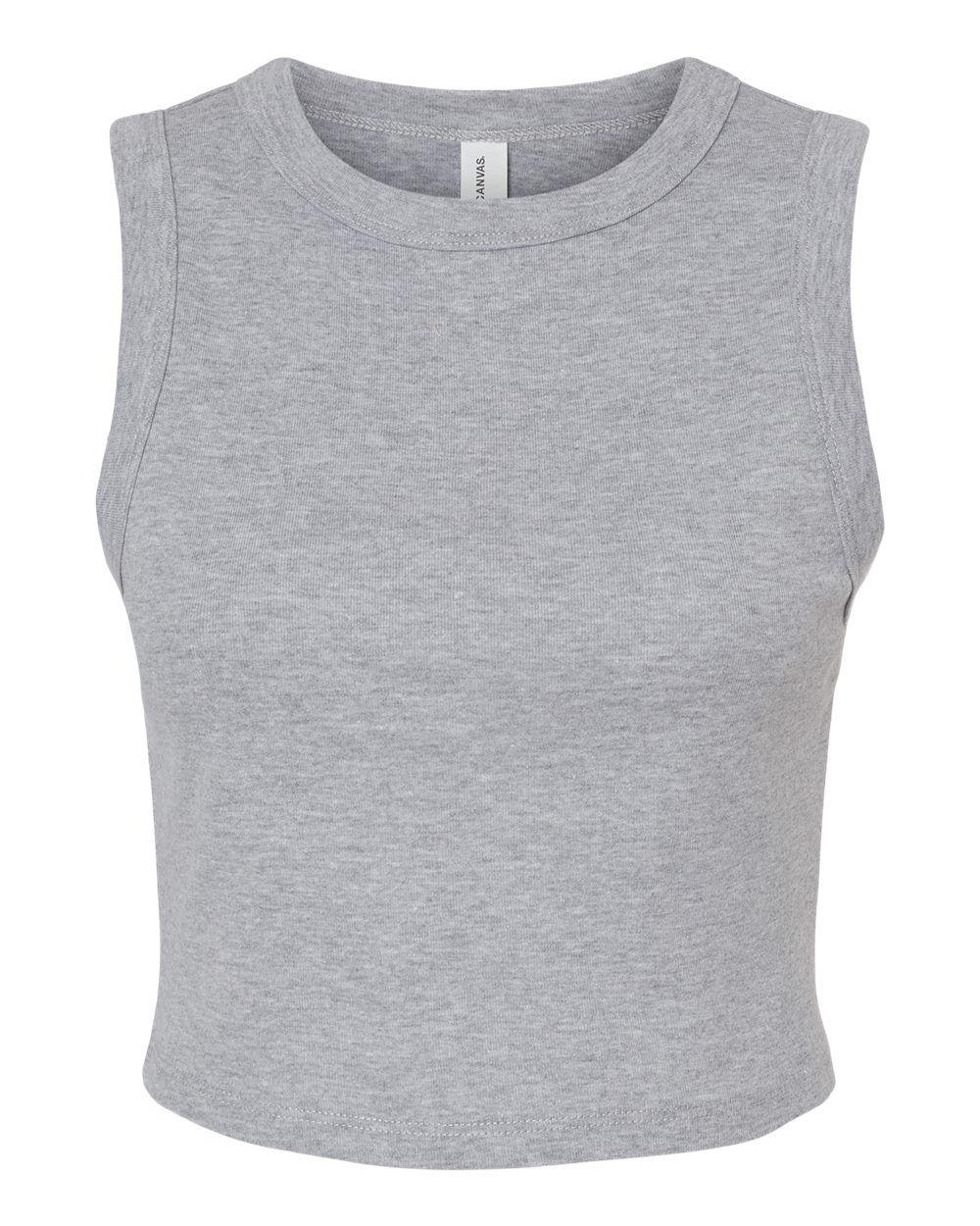 Women's Micro Rib Muscle Crop Tank - The Collegiate Lineup