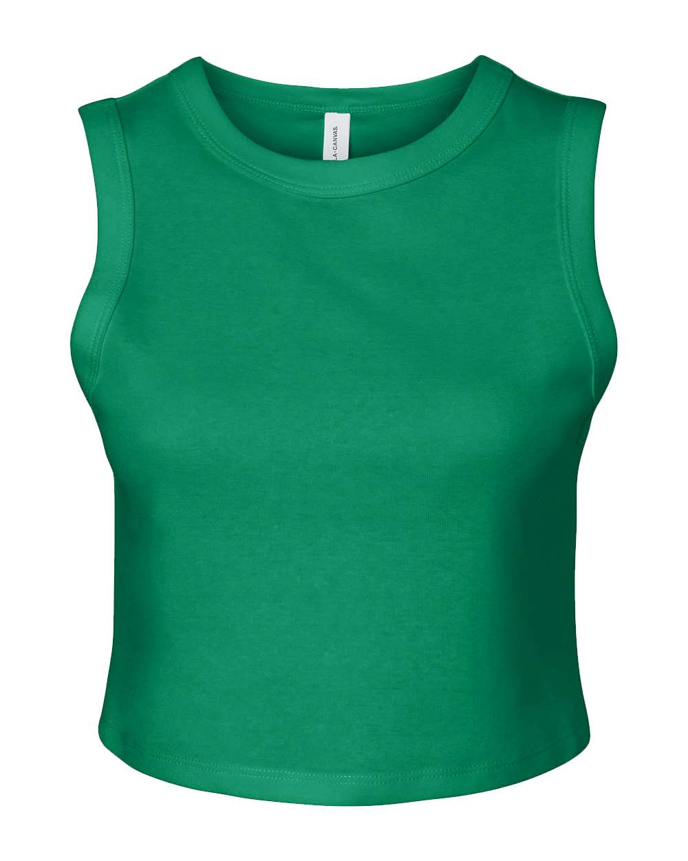 Women's Micro Rib Muscle Crop Tank - The Collegiate Lineup