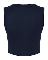 Women's Micro Rib Muscle Crop Tank - The Collegiate Lineup