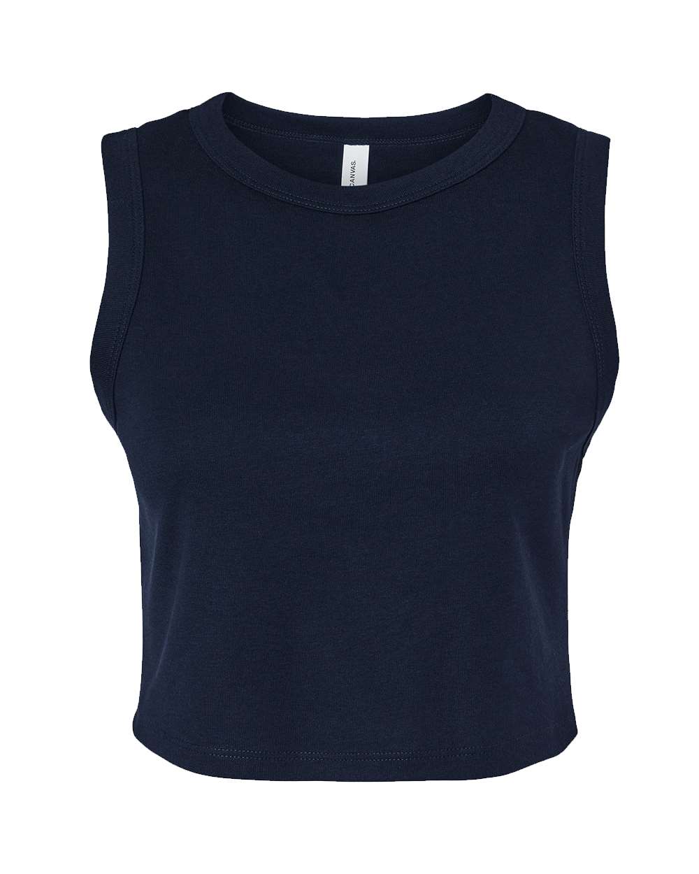 Women's Micro Rib Muscle Crop Tank - The Collegiate Lineup