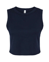Women's Micro Rib Muscle Crop Tank - The Collegiate Lineup