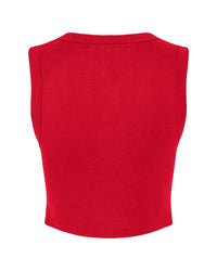 Women's Micro Rib Muscle Crop Tank - The Collegiate Lineup
