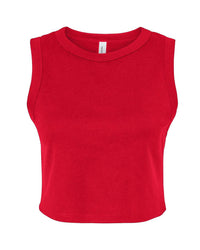 Women's Micro Rib Muscle Crop Tank - The Collegiate Lineup