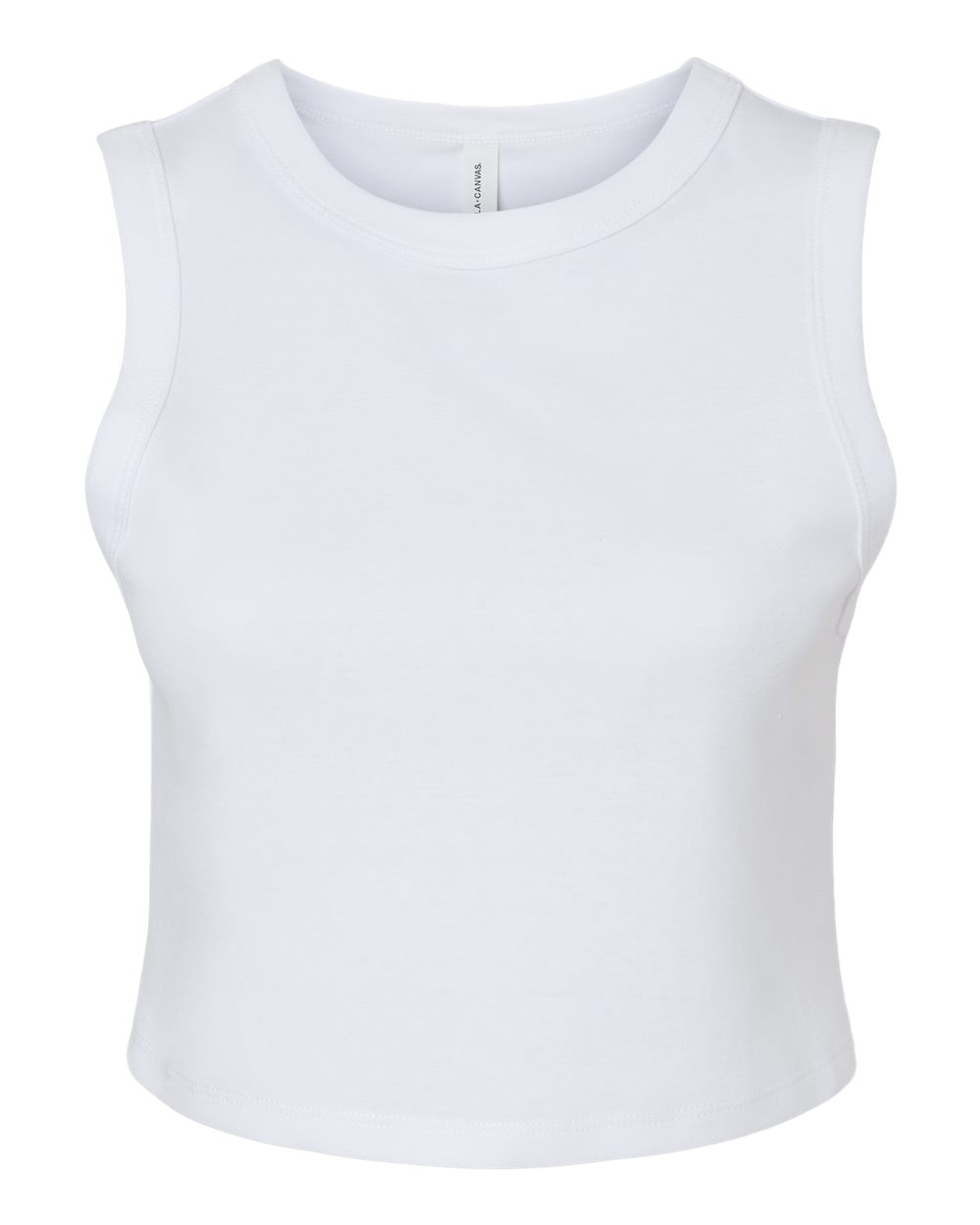 Women's Micro Rib Muscle Crop Tank - The Collegiate Lineup