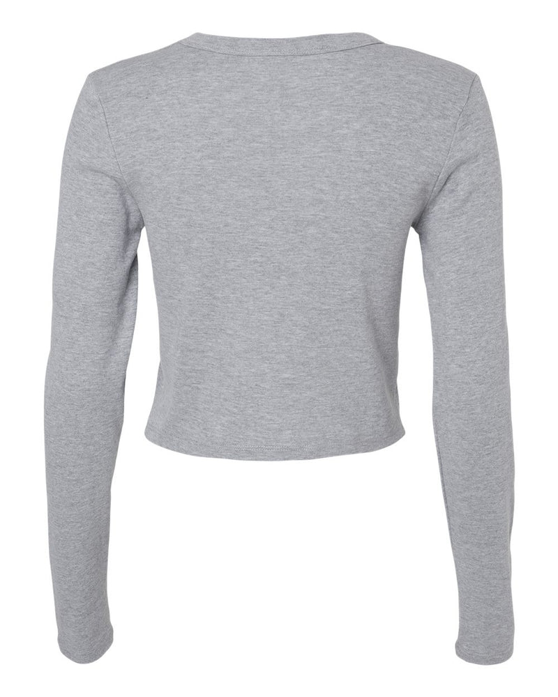 Women's Micro Rib Long Sleeve Baby Tee
