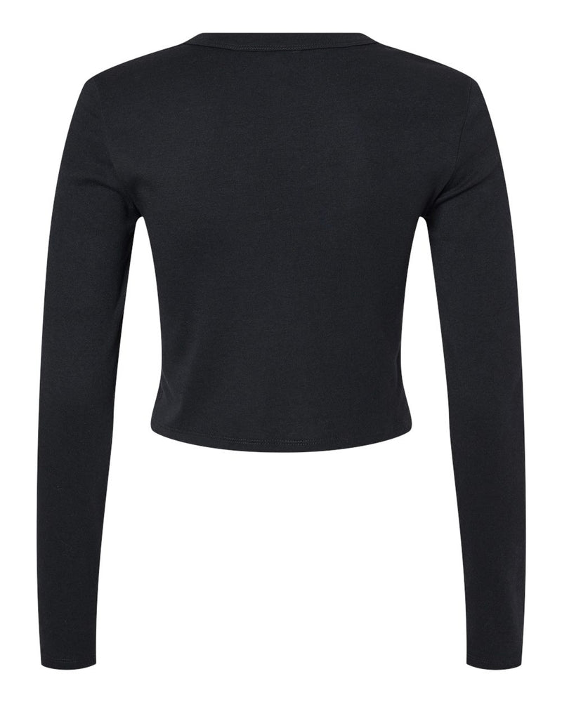 Women's Micro Rib Long Sleeve Baby Tee