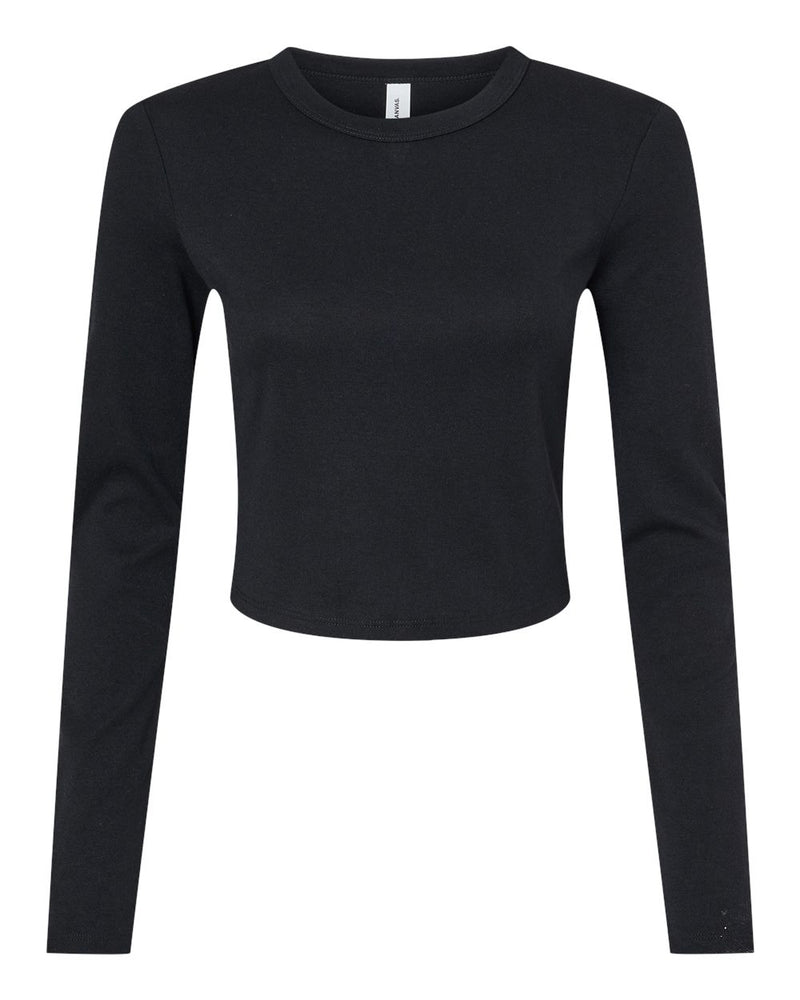Women's Micro Rib Long Sleeve Baby Tee