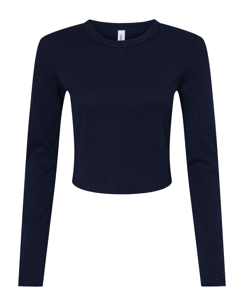 Women's Micro Rib Long Sleeve Baby Tee