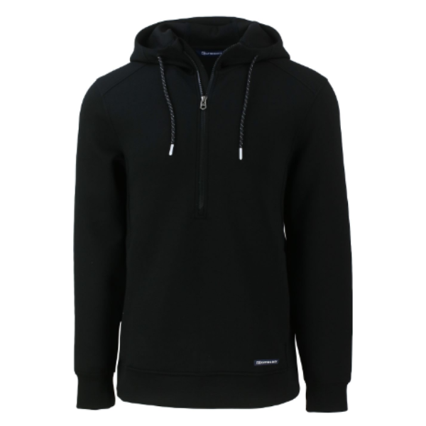 Roam Eco Half Zip Recycled Mens Hooded Pullover