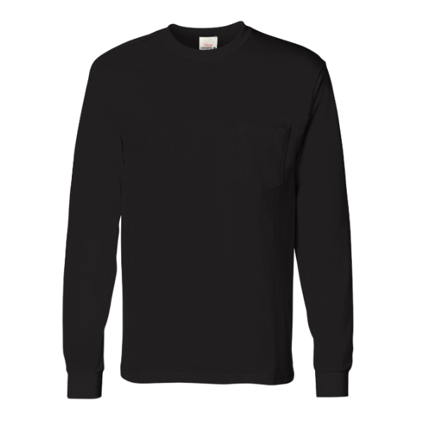 Authentic Long Sleeve Pocket T-Shirt