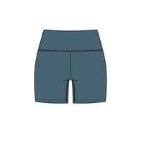 Women’s High Rise Biker Short with Contrast Binding