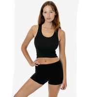 Cotton Spandex 2x1 Rib Crop