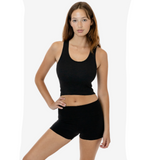Cotton Spandex 2x1 Rib Crop