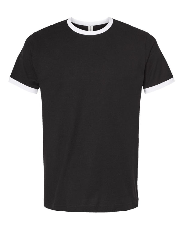 Unisex Fine Jersey Ringer T-Shirt