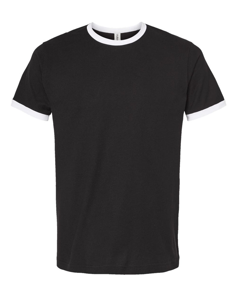 Unisex Fine Jersey Ringer T-Shirt