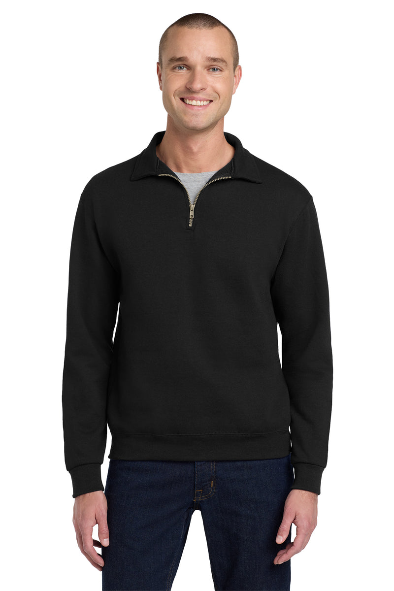 Jerzees® Super Sweats® NuBlend® 1/4-Zip Sweatshirt with Cadet Collar
