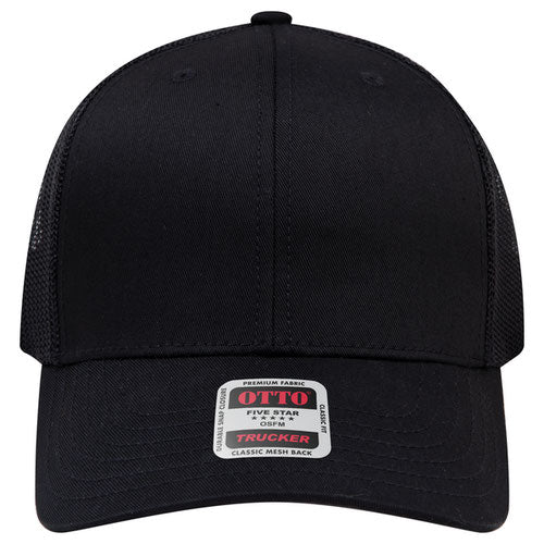 OTTO CAP® 6 Panel Mid Profile Mesh Back Trucker Hat - 112-1