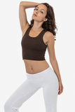 Sporty Baby Rib Crop Tank