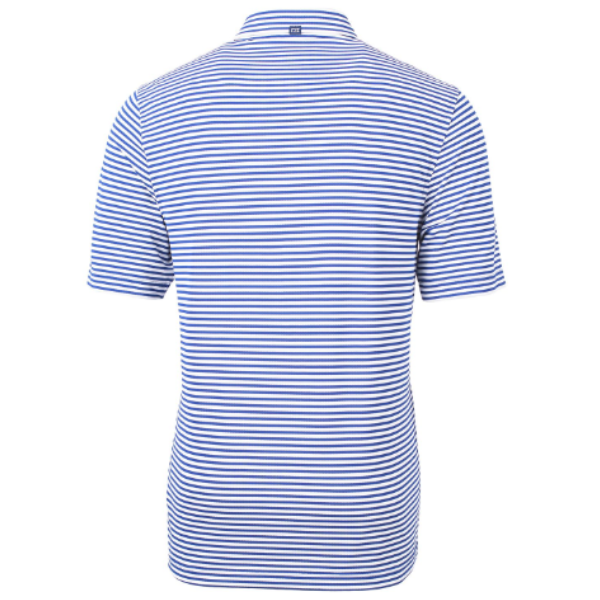 Virtue Eco Pique Stripe Recycled Mens Polo
