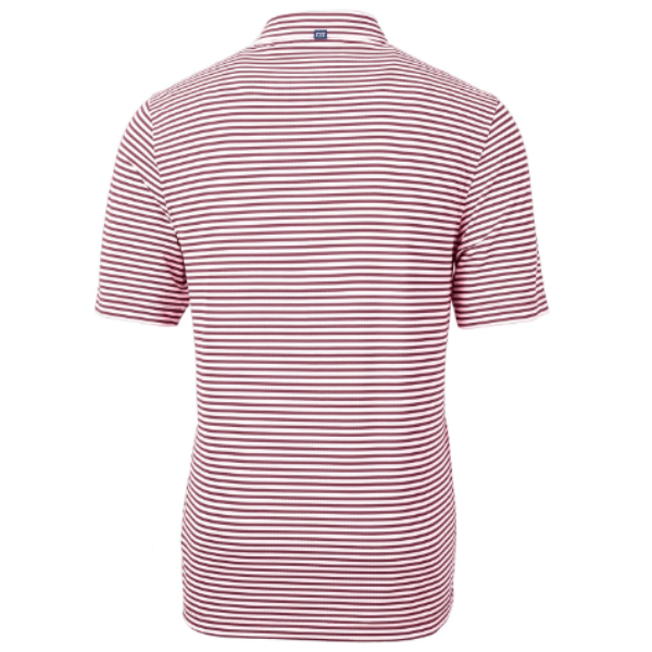Virtue Eco Pique Stripe Recycled Mens Polo