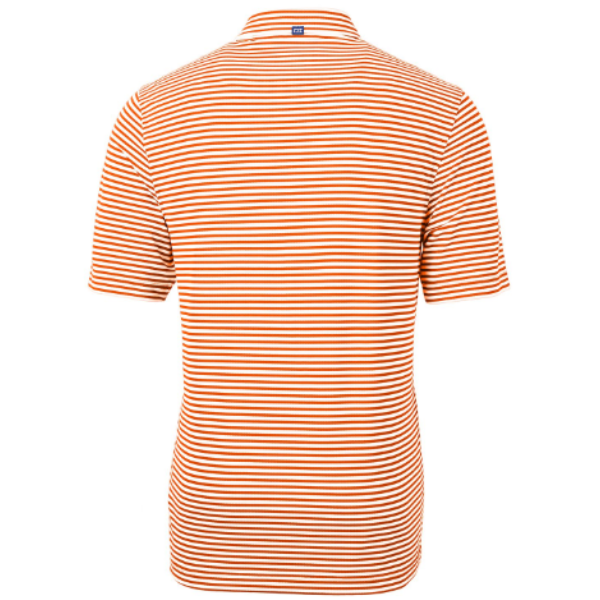 Virtue Eco Pique Stripe Recycled Mens Polo