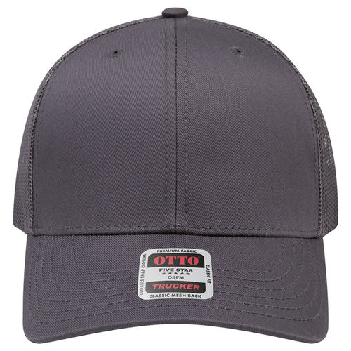 OTTO CAP® 6 Panel Mid Profile Mesh Back Trucker Hat - 112-1